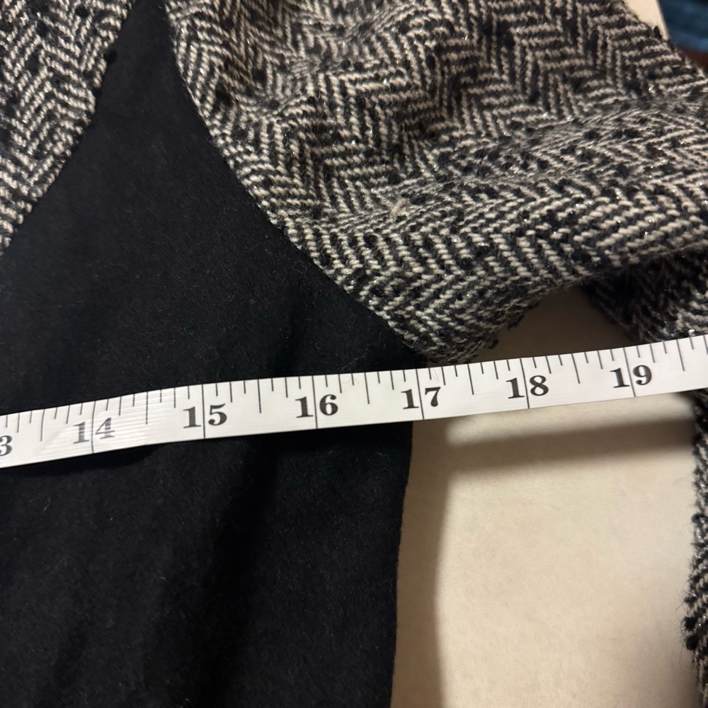 Betsey Johnson Herringbone Swing Coat Size 2 - Picture 9 of 11